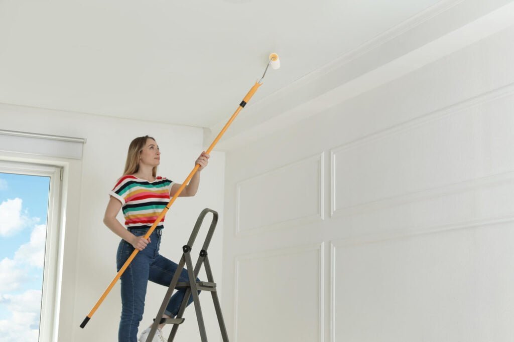 How To Paint High Ceilings Without Scaffolding Scaffold Tower Hire