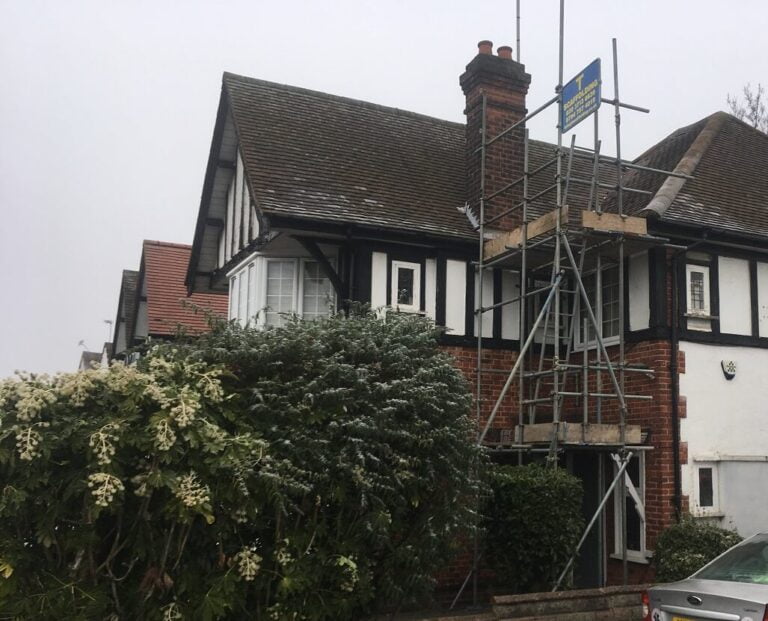 scaffold for chimney