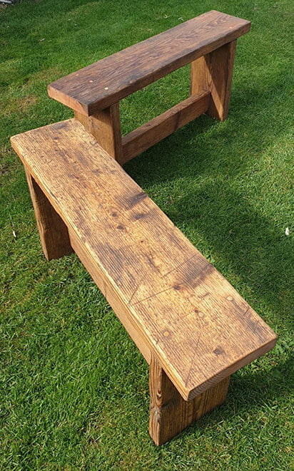 Rustic Wood Bench